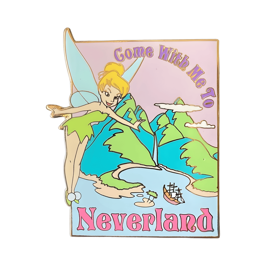 Come with Me to Neverland — Tinker Bell Disney pin