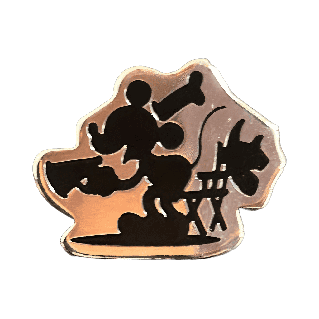 Japan Movie Production Set: Mickey Mouse Director Silhouette Disney pin