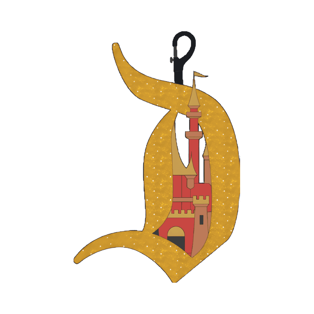 Adventurable! Package — Disneyland D Lanyard Medal Disney pin