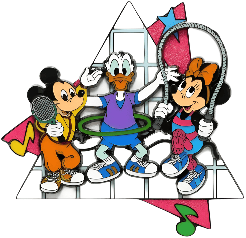 Mousercise Disney pin