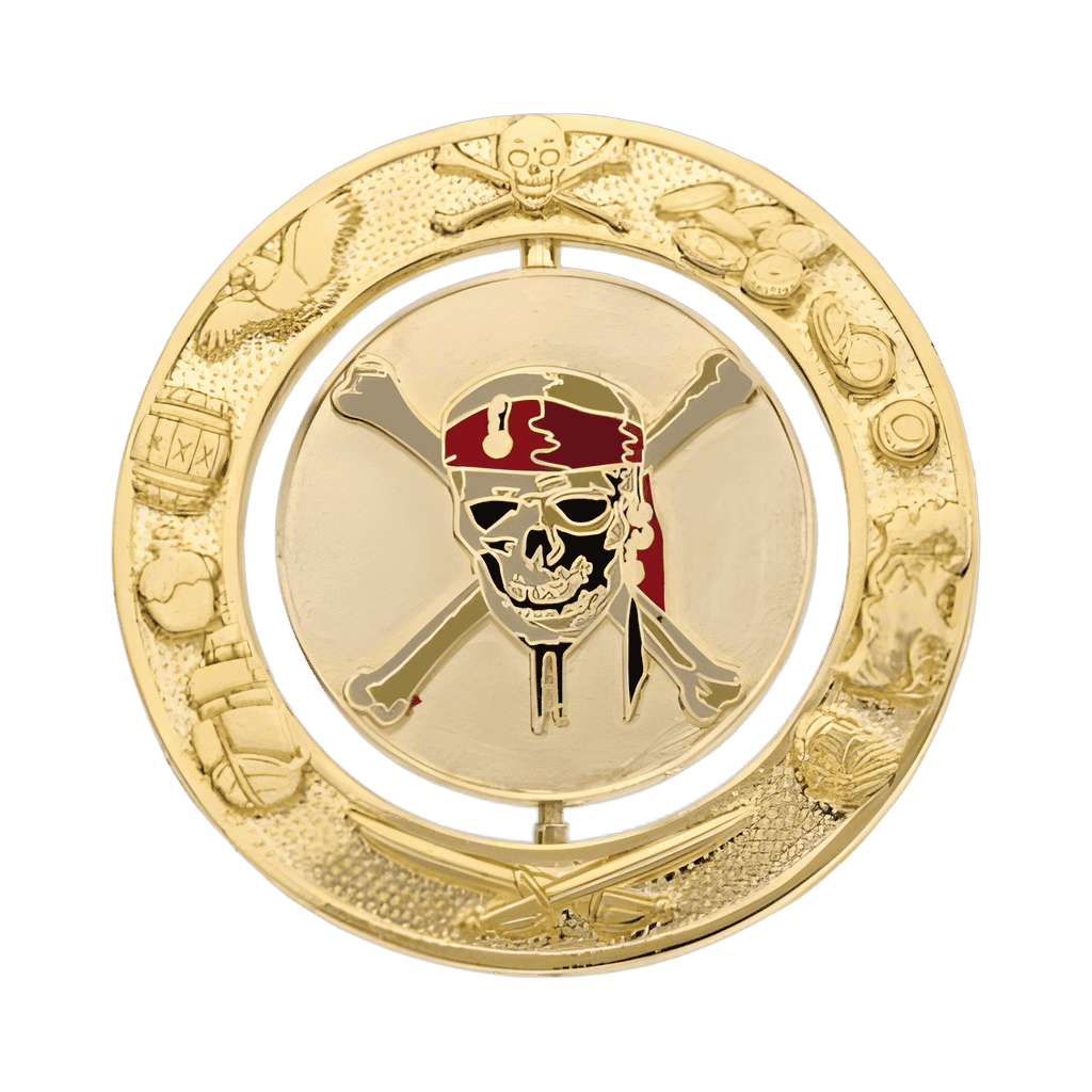 Pirates of the Caribbean Medallion(Spinner) Disney pin