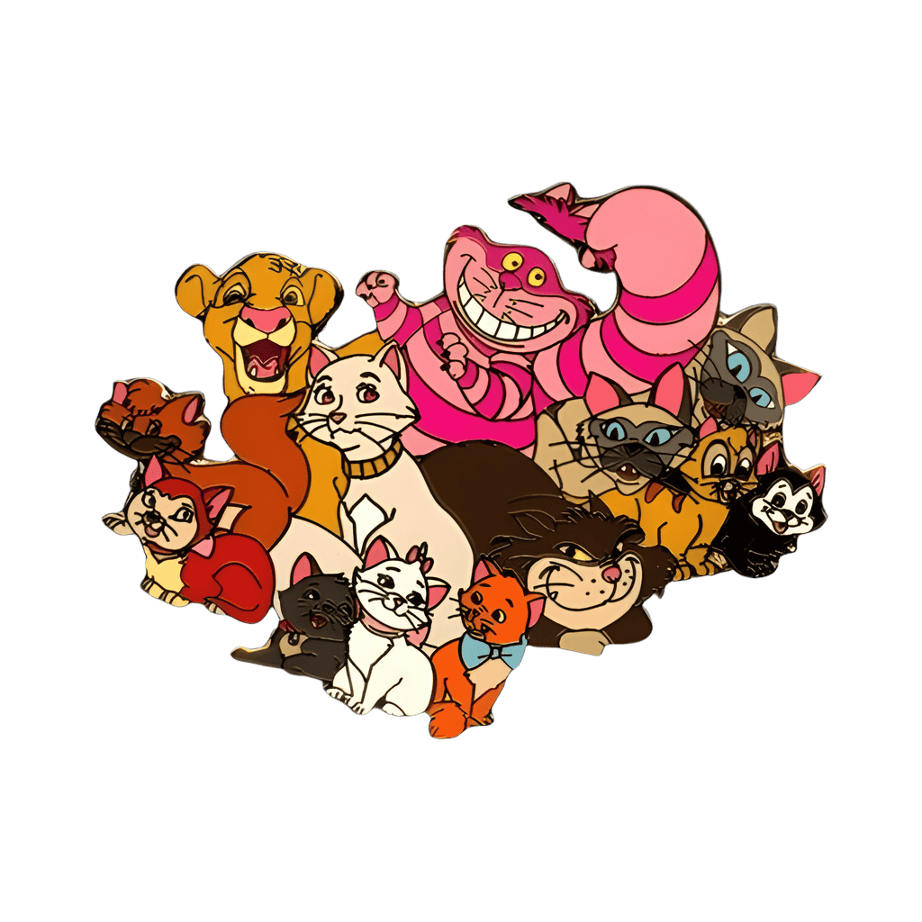 Cat Characters Cluster Jumbo Disney pin