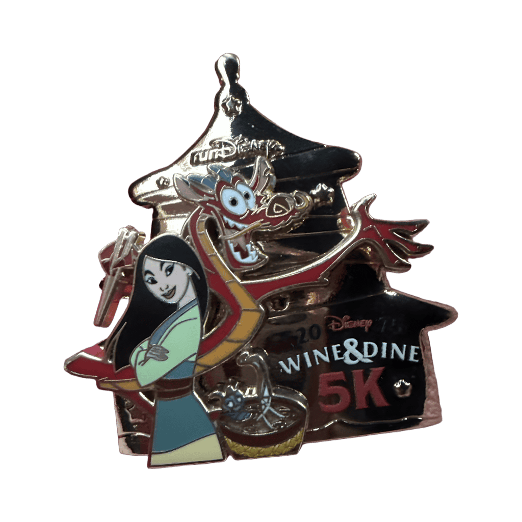 2025 5k wine and dine Disney pin