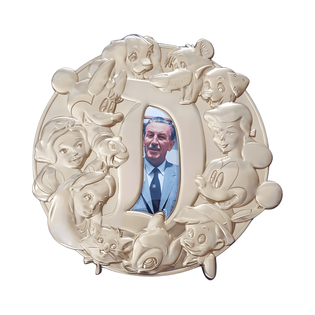 Walt Disney - Gold Frame - Super Jumbo Disney pin