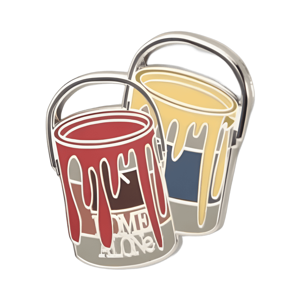 Paint cans Disney pin