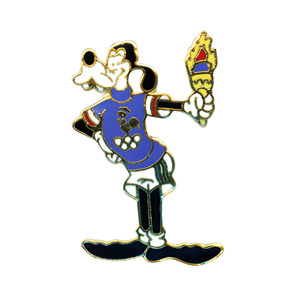 Goofy Olympic Torch Disney pin
