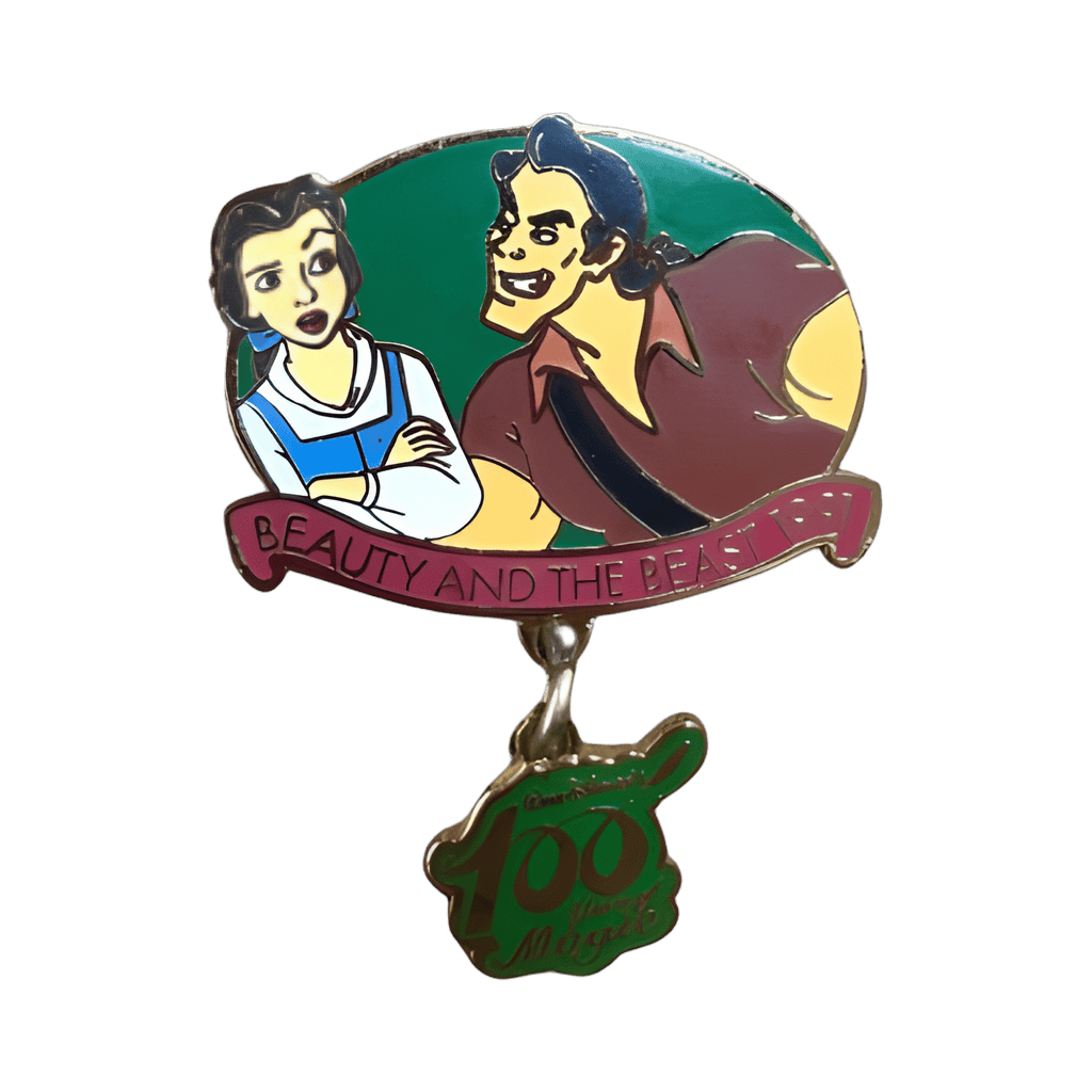 Belle and Gaston Disney pin
