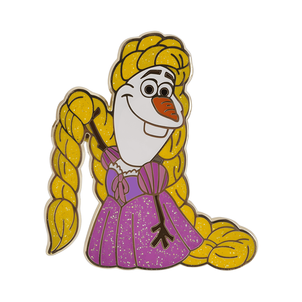 Olaf as Rapunzel Disney pin