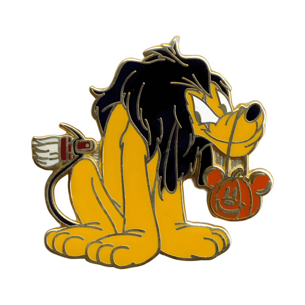 Pluto as Scar Disney pin
