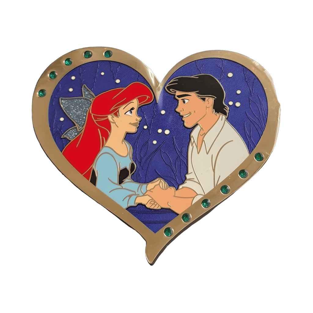 Ariel and Eric Disney pin
