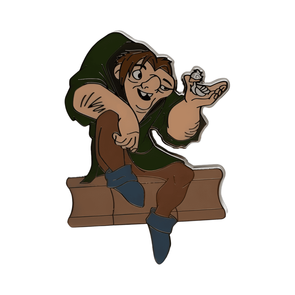 Quasimodo with Bird Disney pin