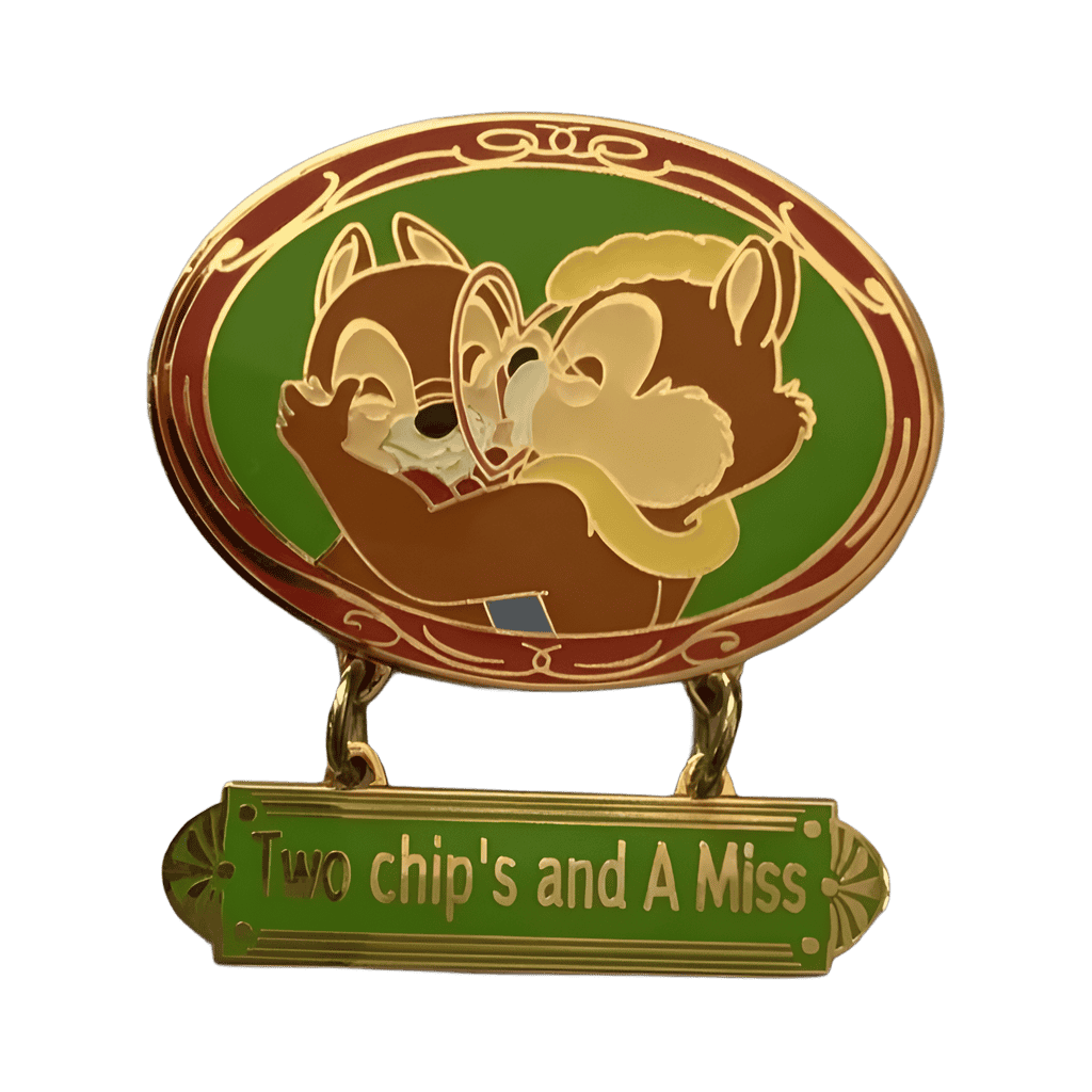 Two Chips and a Miss Dangle Disney pin