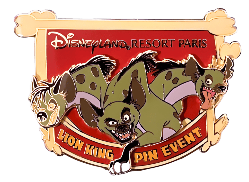 DLRP - Lion King Pin Event (3 Hyenas) 3D Disney pin