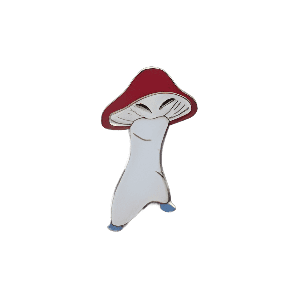 Fantasia Mushrooms Set - Mushroom Walking Right Disney pin
