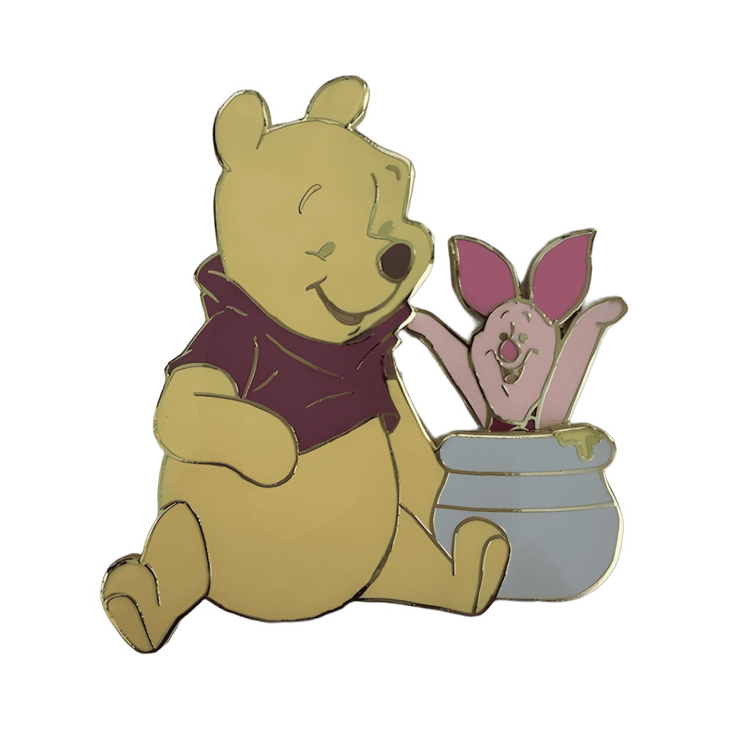 Pooh and Piglet Honey Pot Slider Disney pin