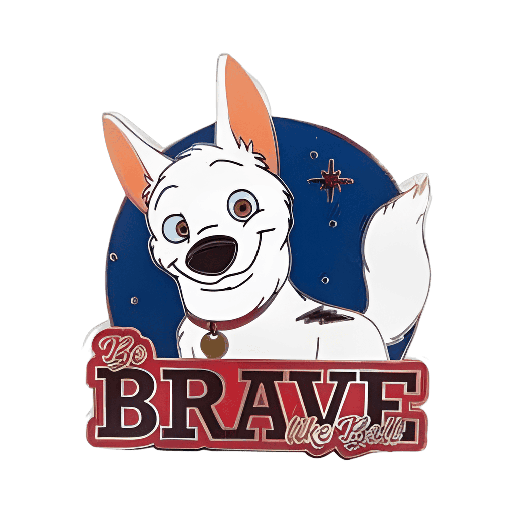 Be Brave Like Bolt Disney pin