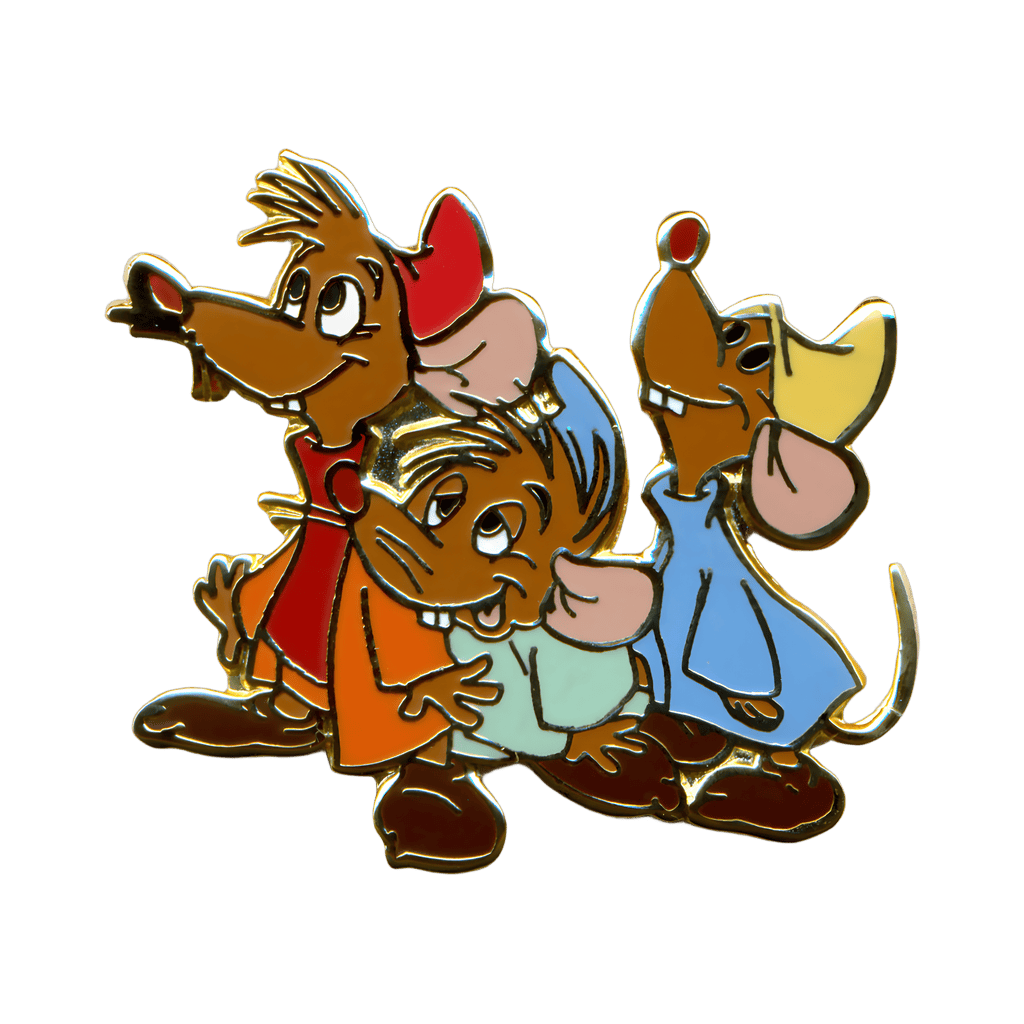 Three Mice - Jaq, Luke and either Bert or Mert Disney pin