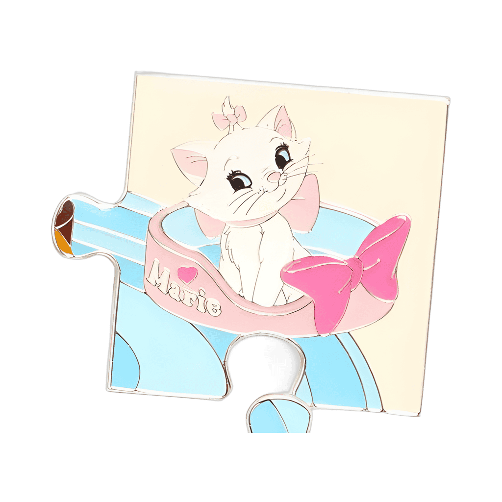 Marie Puzzle Piece Disney pin