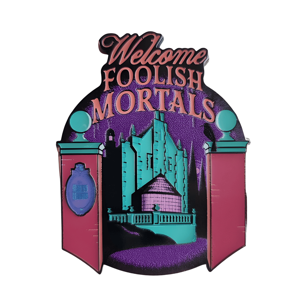 Disneyland Haunted Mansion Façade Welcome Foolish Mortals Disney pin