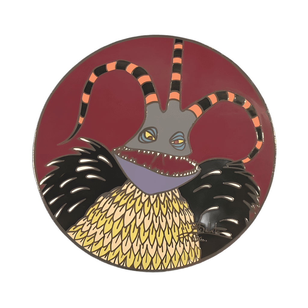5 pin set - Harlequin Clown Disney pin