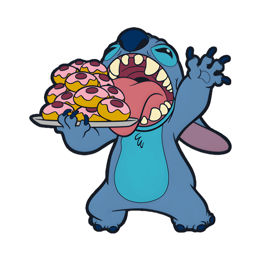 Stitch Eating Donuts #1764 Disney pin