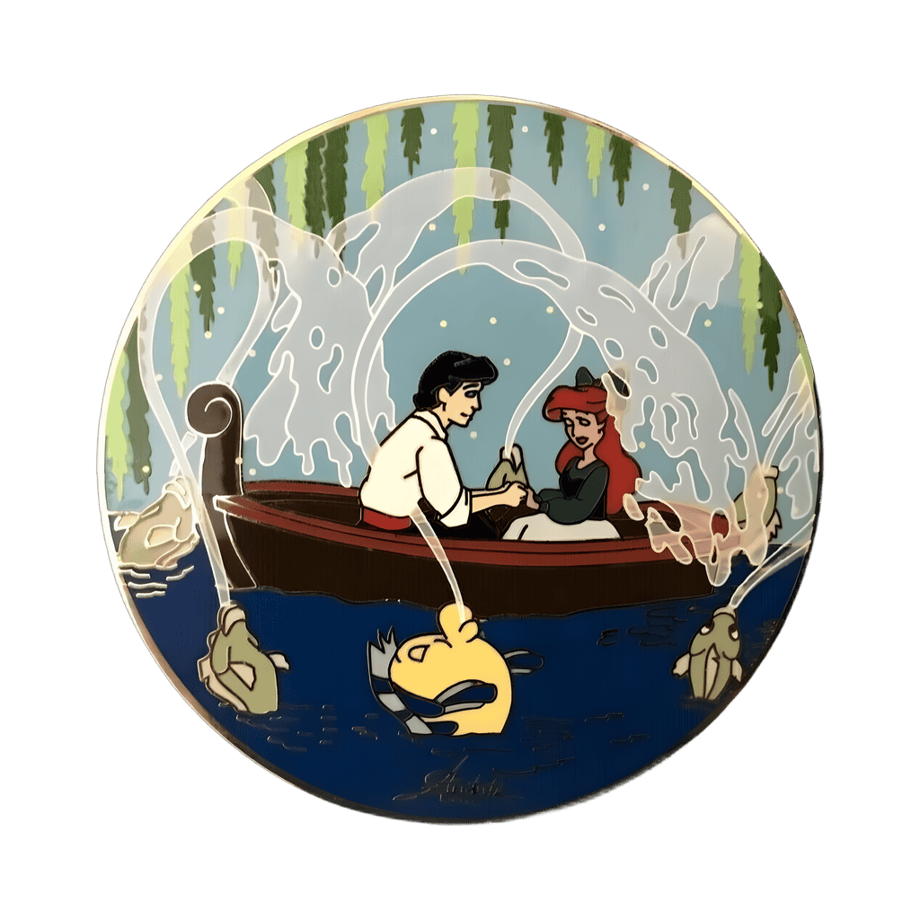 Ariel and Eric Disney pin