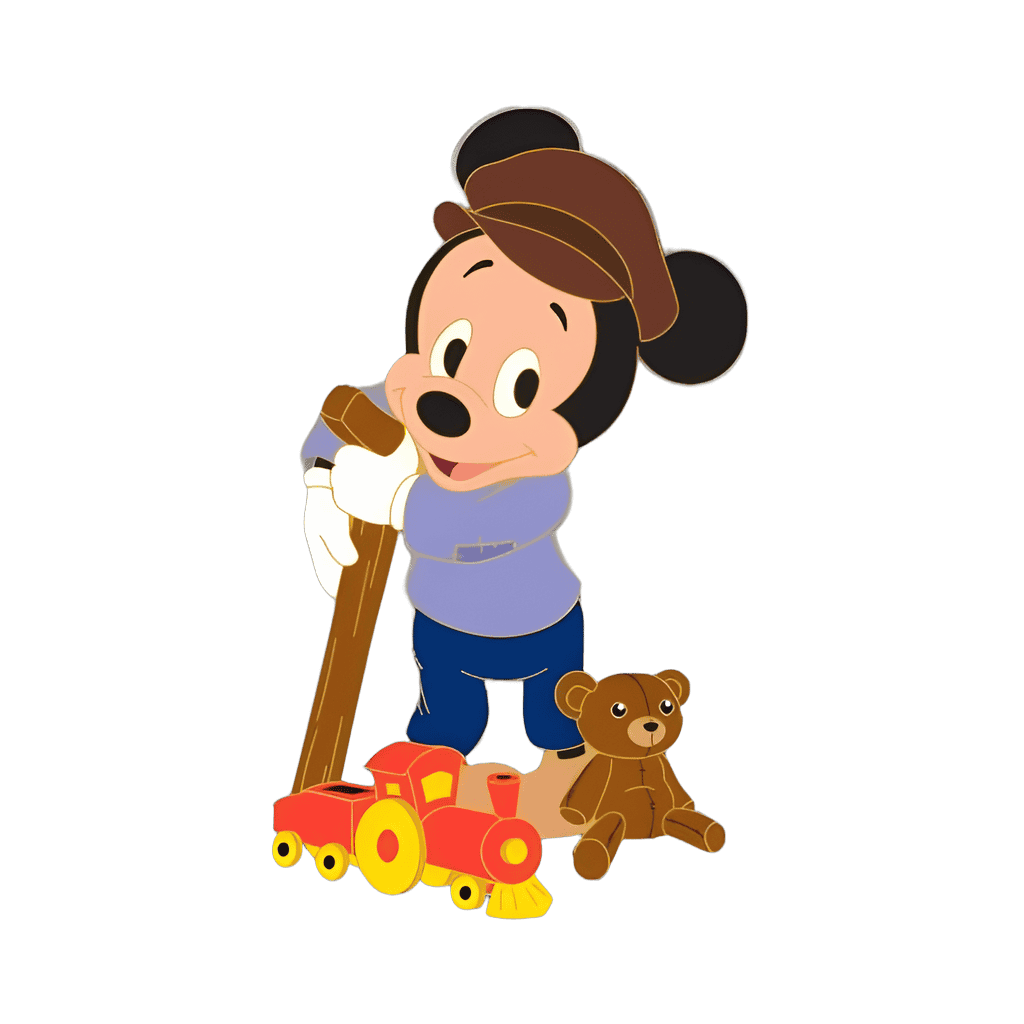 Morty as Tiny Tim / Mickey's Christmas Carol Disney pin