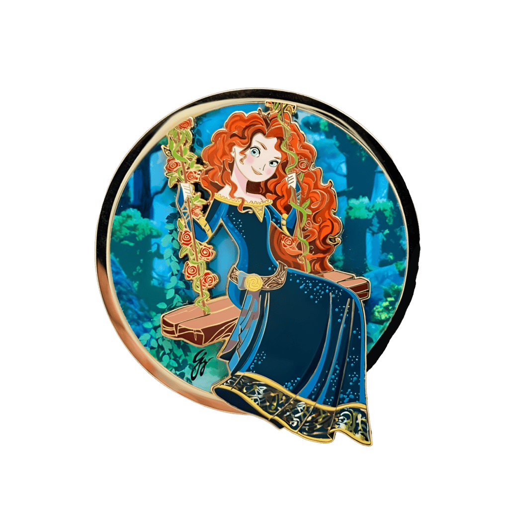 Merida Princess on a Swing Disney pin