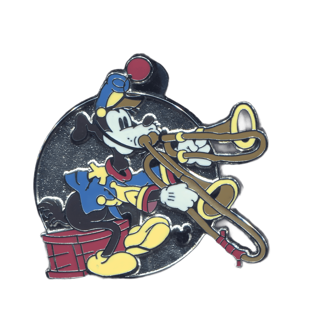 Goofy on Double Trombone Disney pin