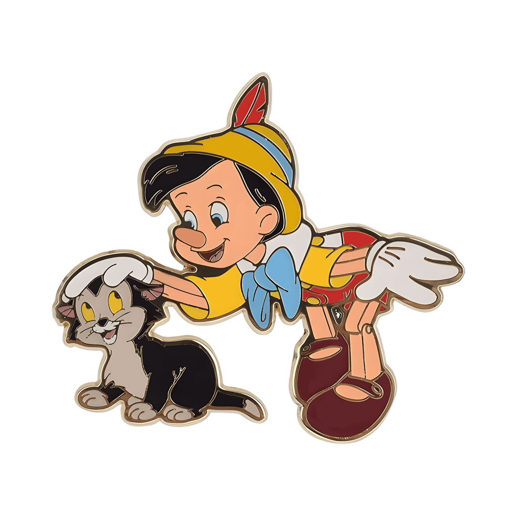 Pinocchio and Figaro Disney pin
