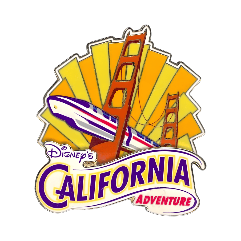 Golden Gate Bridge with Monorail Disney pin
