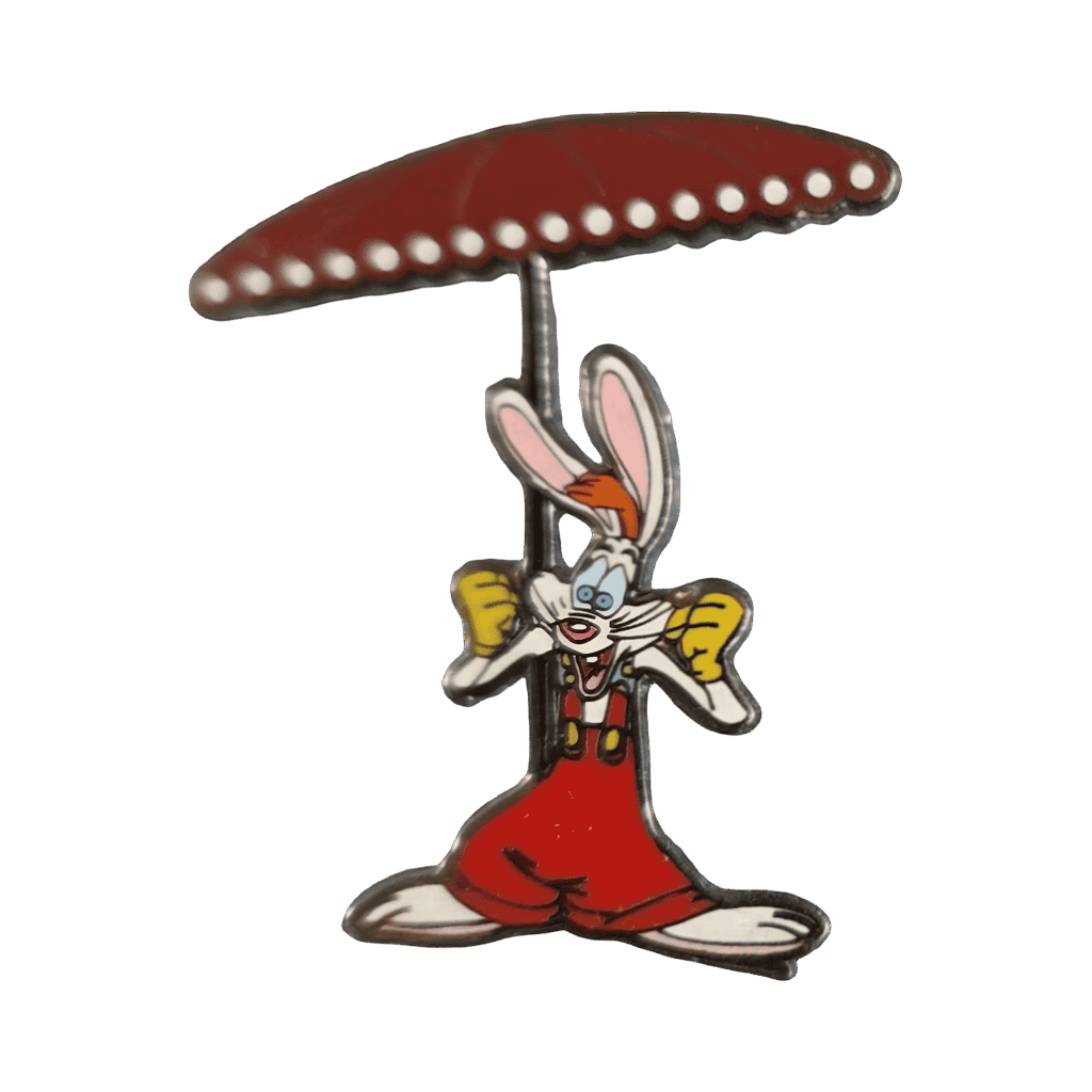 Roger with Red Toontown Umbrella Disney pin