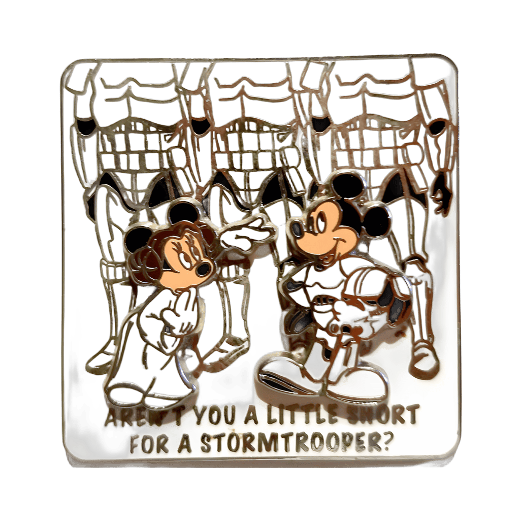 Mickey & Minnie - Aren't You a Little Short for a Stormtrooper? Disney pin