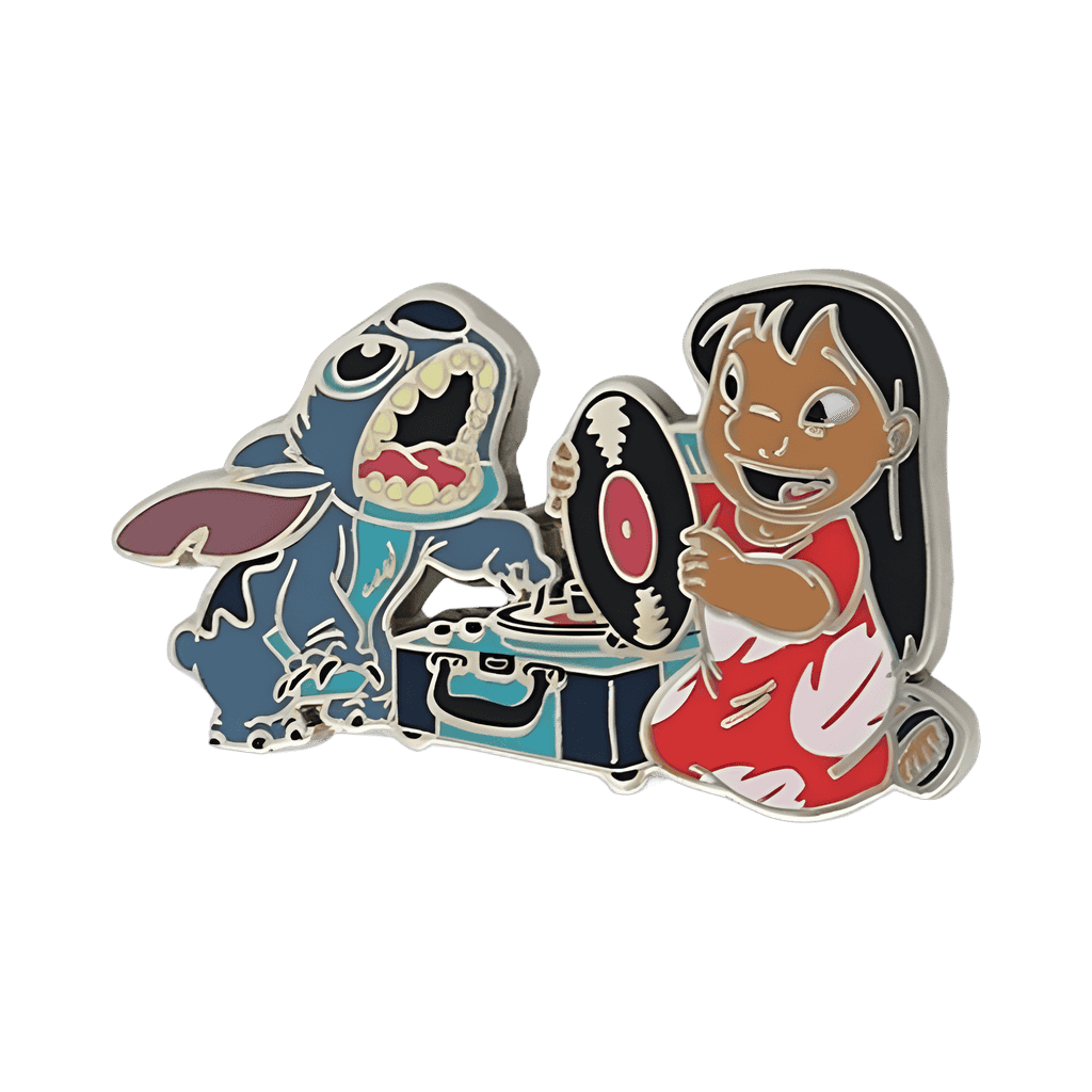Lilo and Stitch with Record Player Disney pin