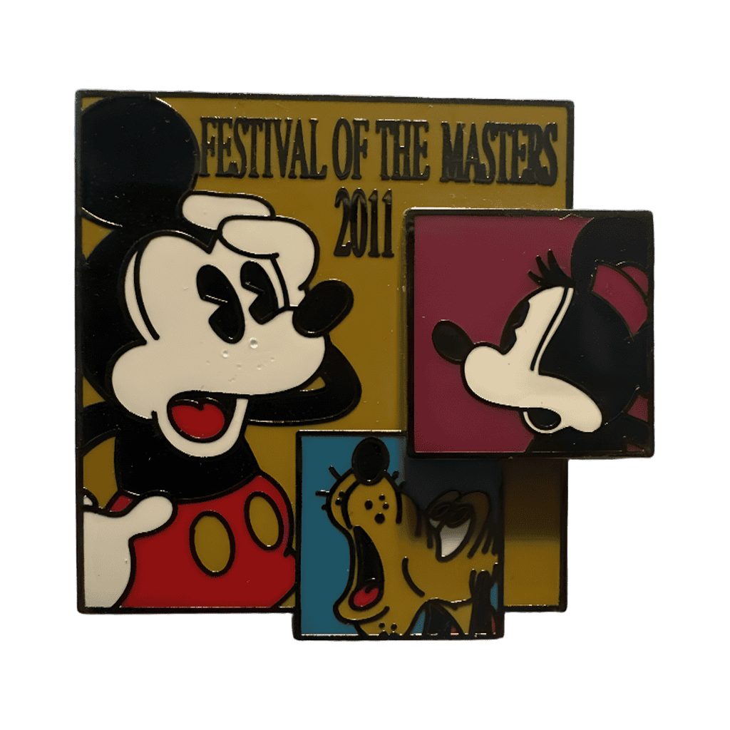 Mickey, Minnie and Goofy Disney pin