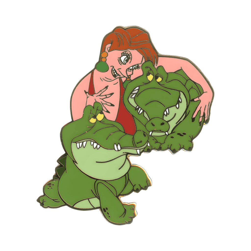Madame Medusa Hugging Nero and Brutus Disney pin