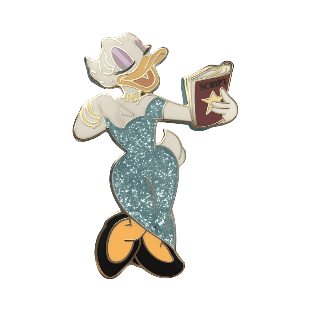 Starlet Daisy Duck with Script Disney pin