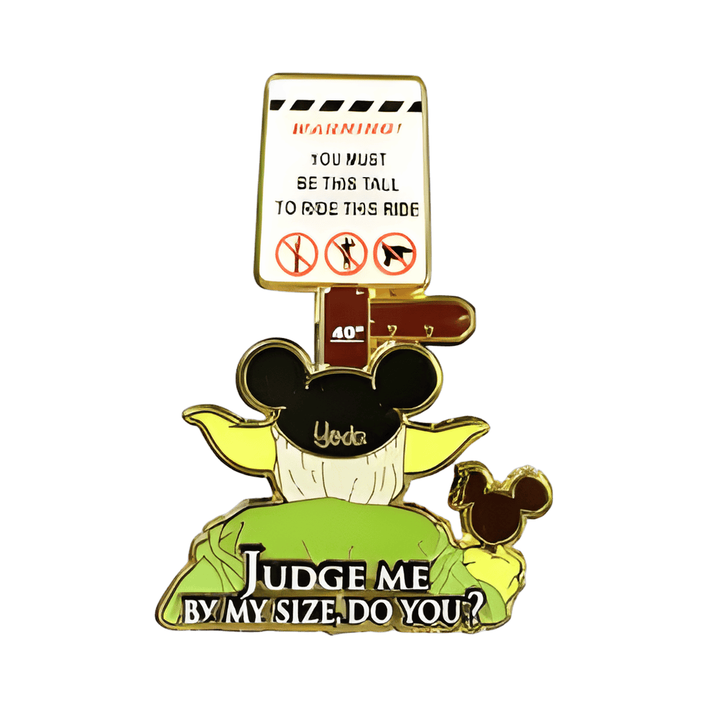 Yoda - Judge Me By My Size Disney pin