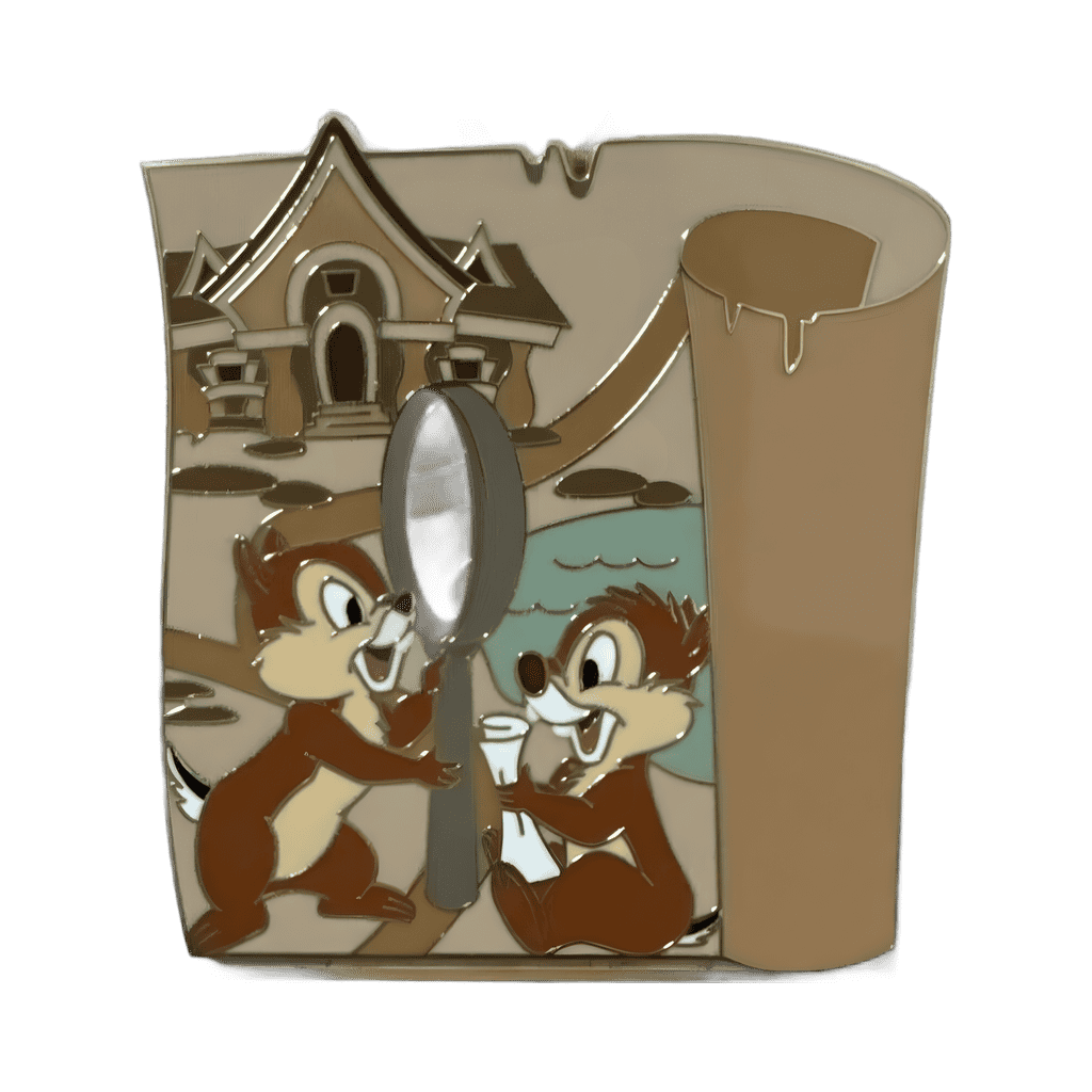 Chip and Dale - Map Section - Mystery Disney pin