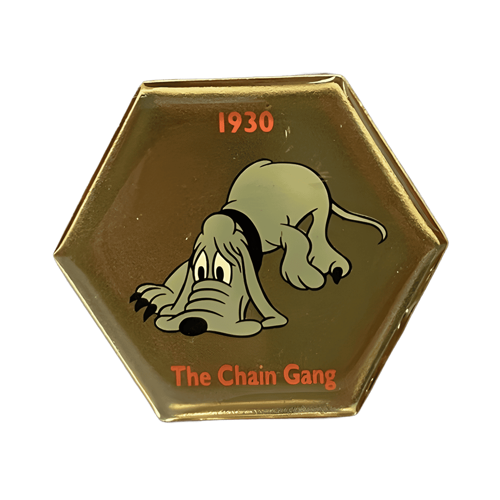 Pluto in The Chain Gang Disney pin