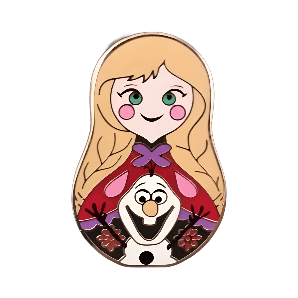 Anna and Olaf Disney pin