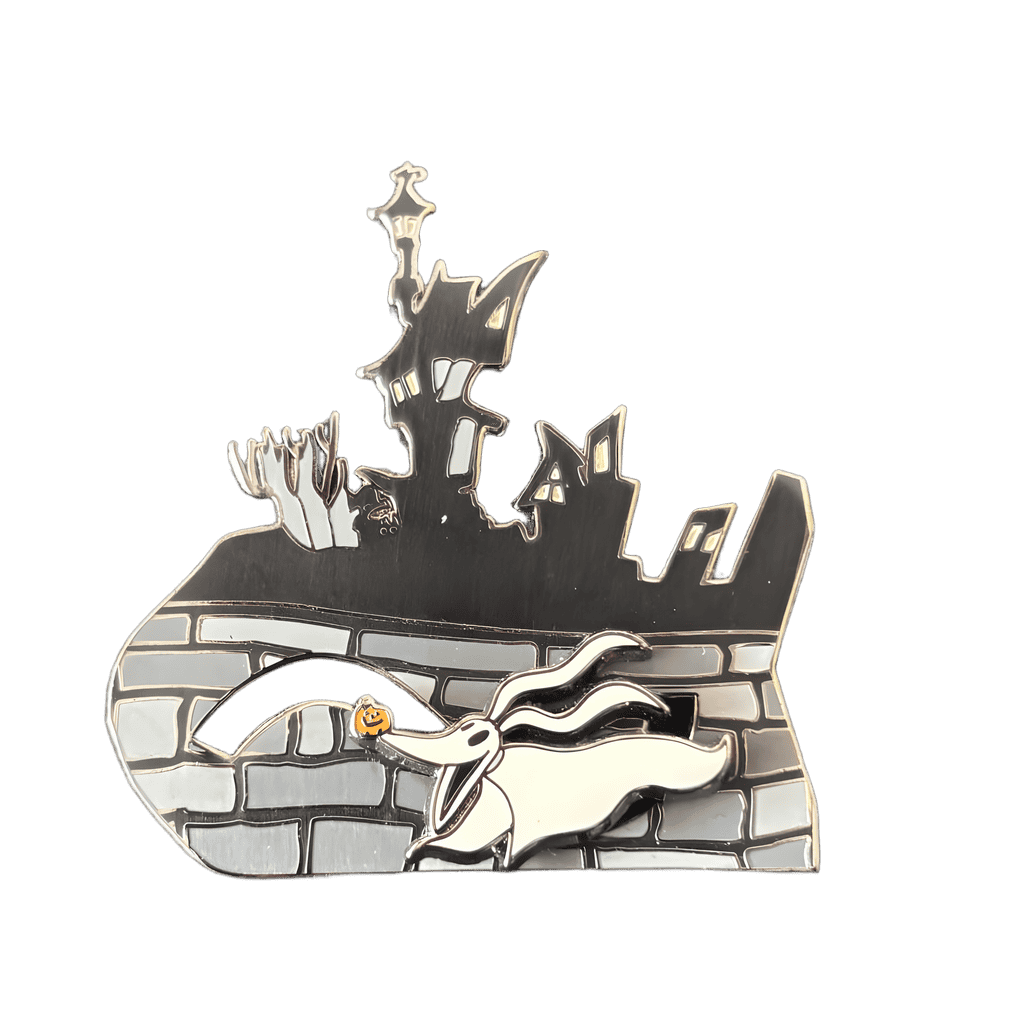 Zero in front of Jack's house Disney pin