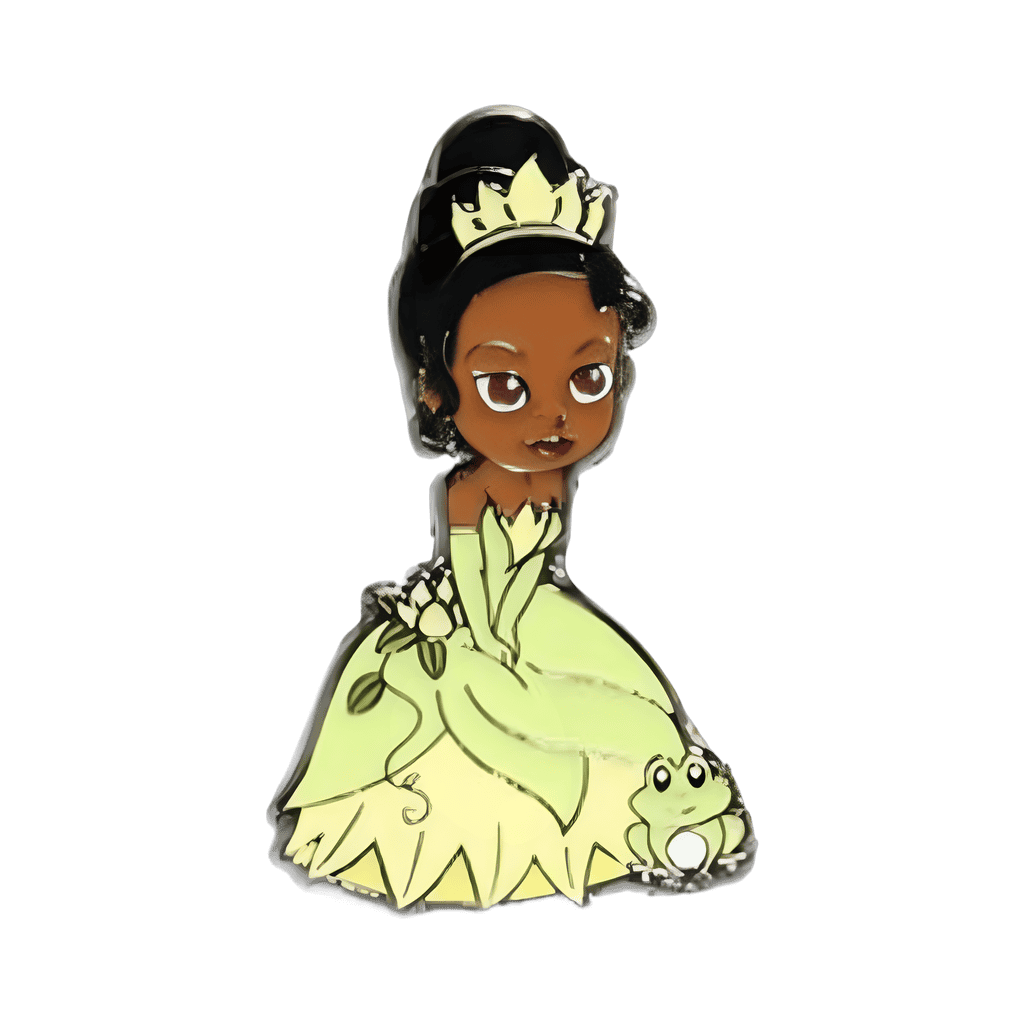 Tiana with Naveen as Frog Disney pin