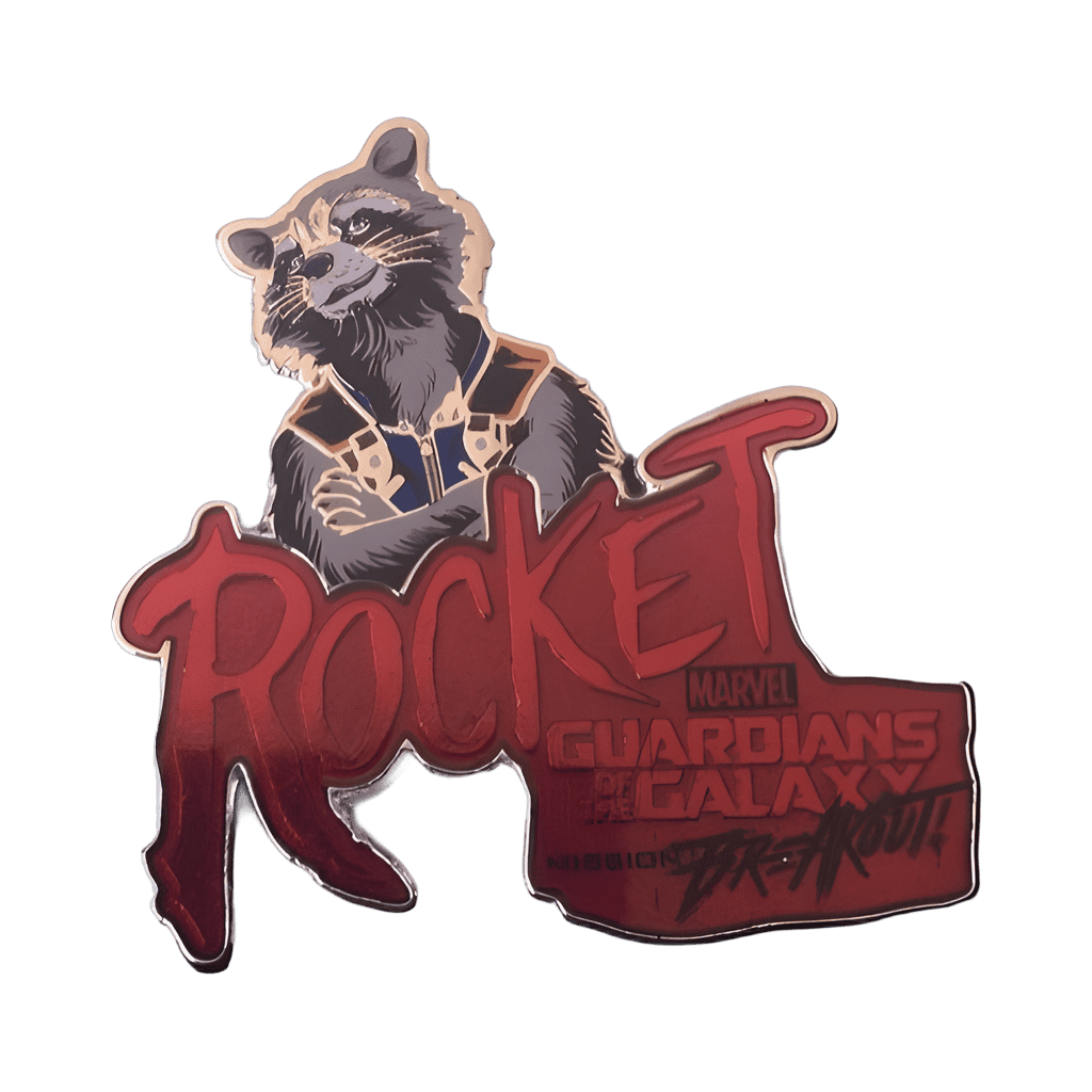 Rocket the Raccoon Disney pin