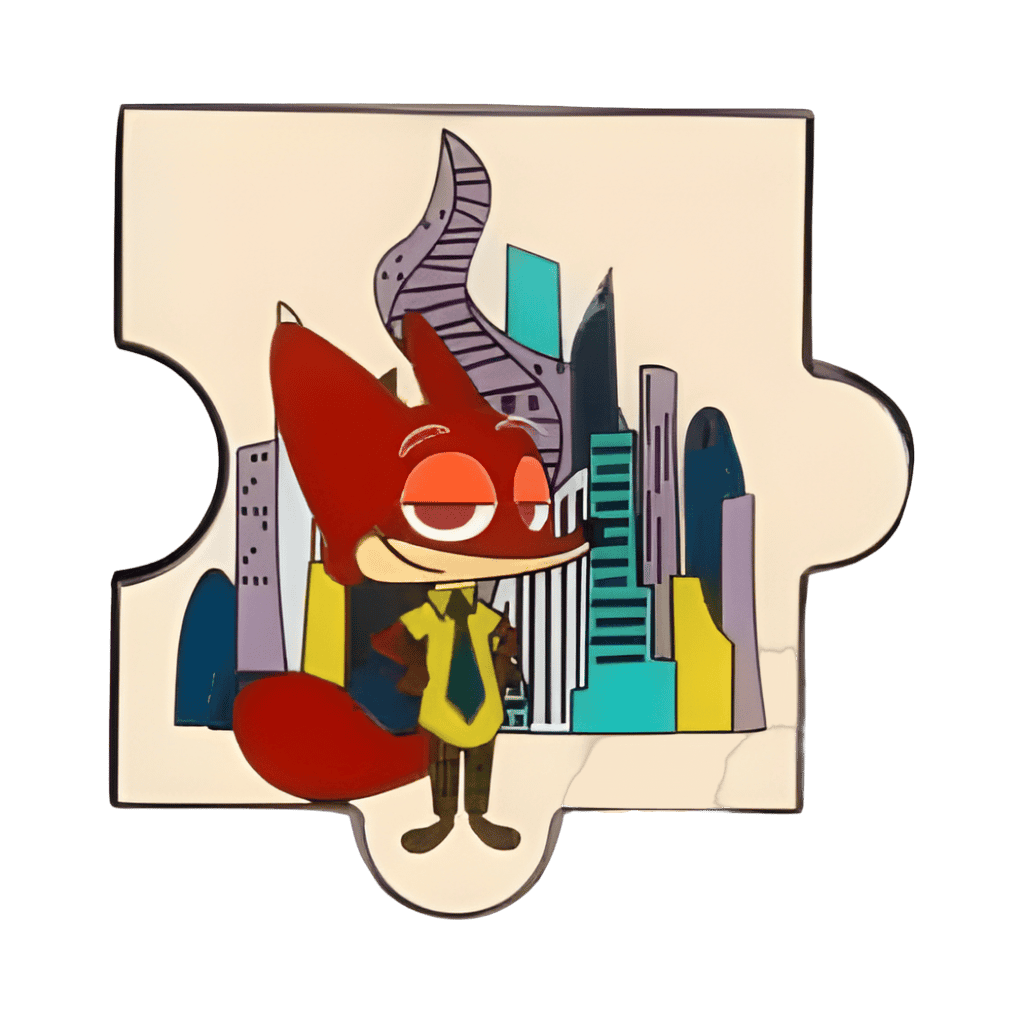 Nick Wilde Disney pin