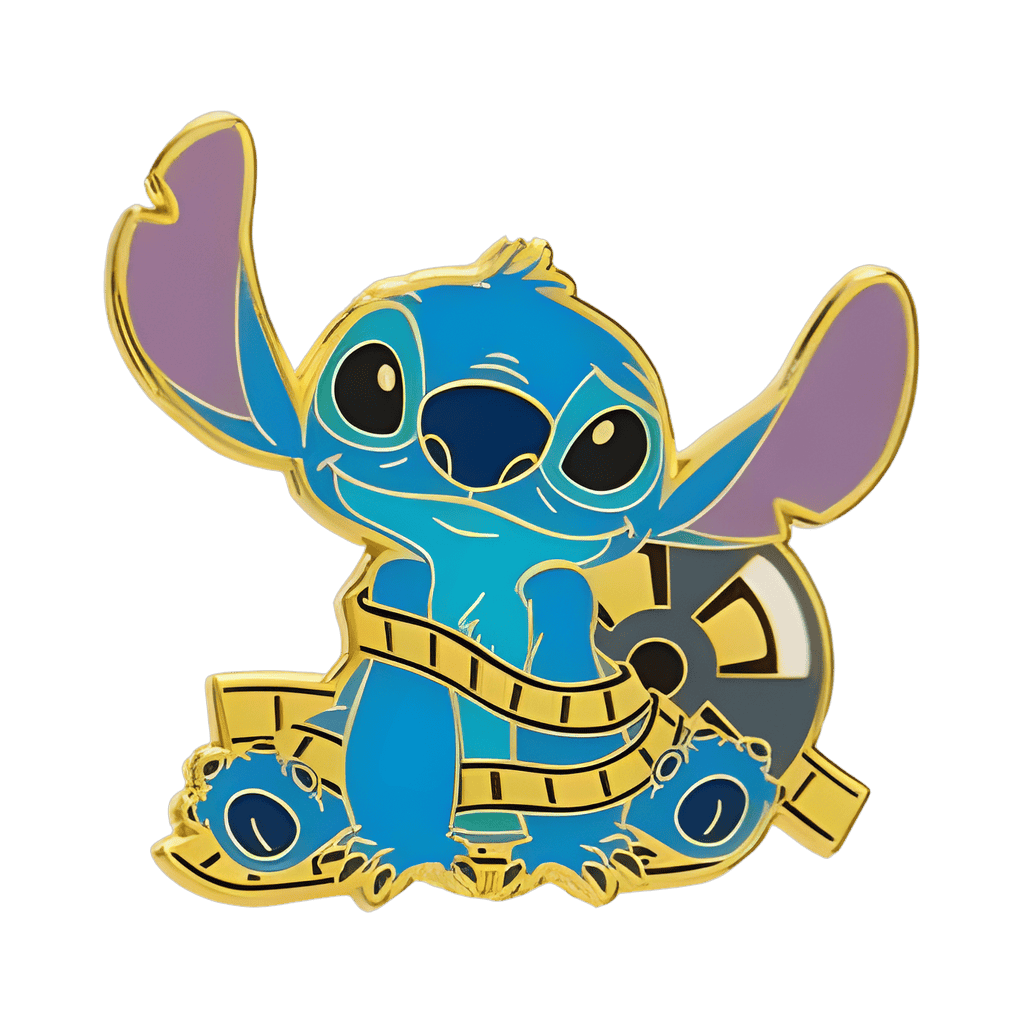 Stitch in Film Reel Disney pin