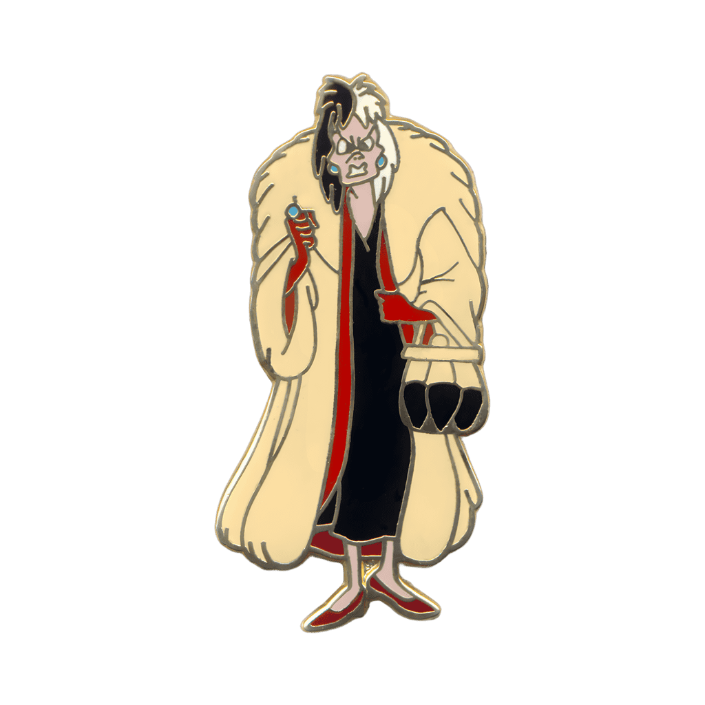 Angry Cruella De Vil Disney pin