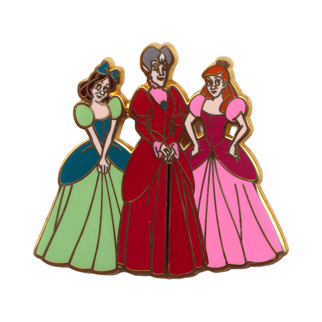 Lady Tremaine, Anastasia & Drizella Disney pin