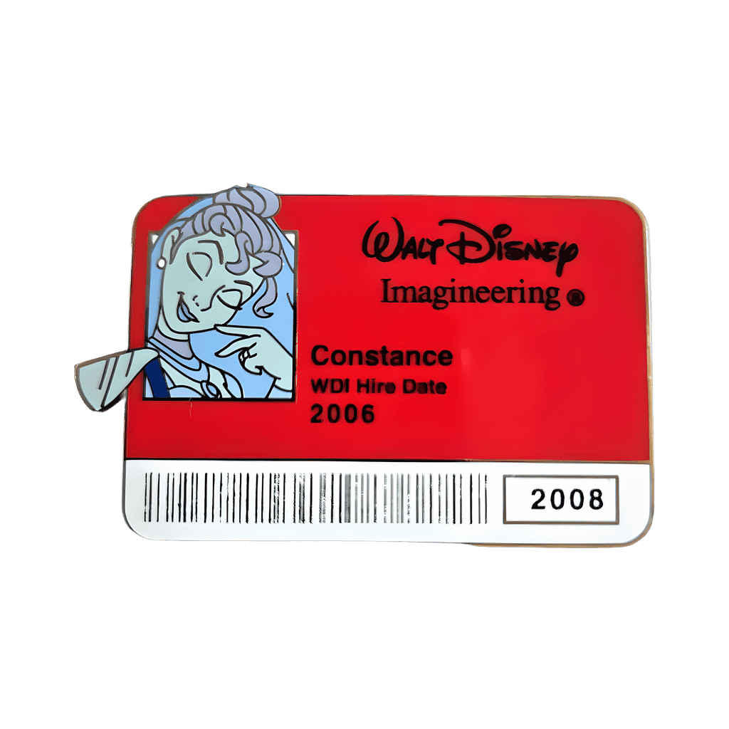 Constance ID Badge Disney pin