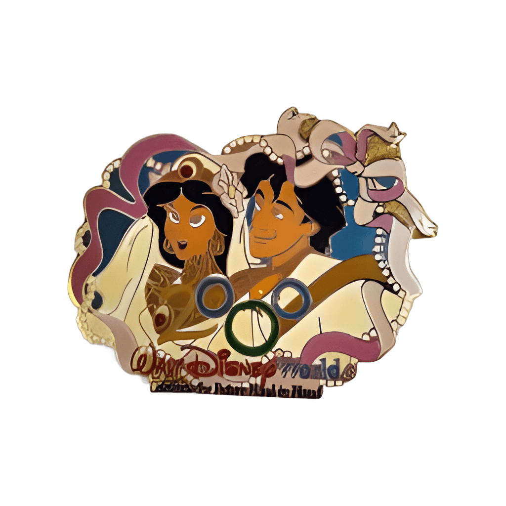 Jasmine and Aladdin Disney pin